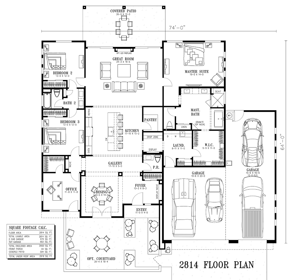 2814 RV Floor Plan